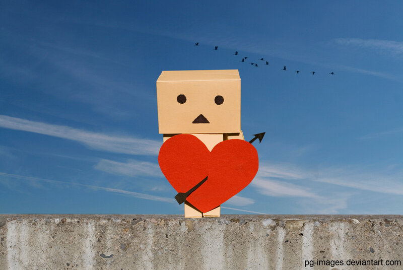Danbo with a heart
