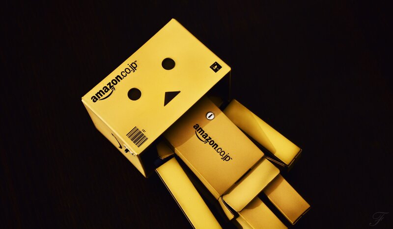 Danbo with Amazon box