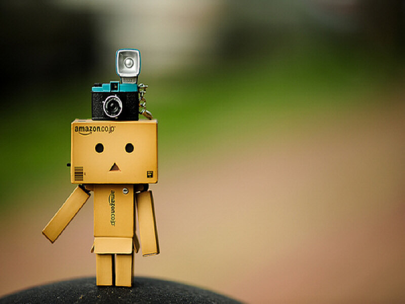 Danbo with camera toy