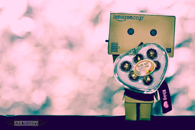 Danbo with chocolates