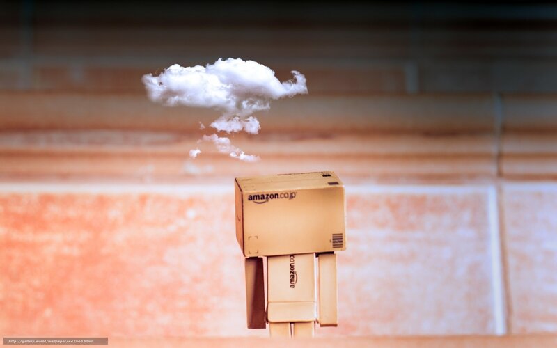 Danbo with cloud thought
