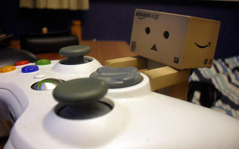 Danbo with Game Controller