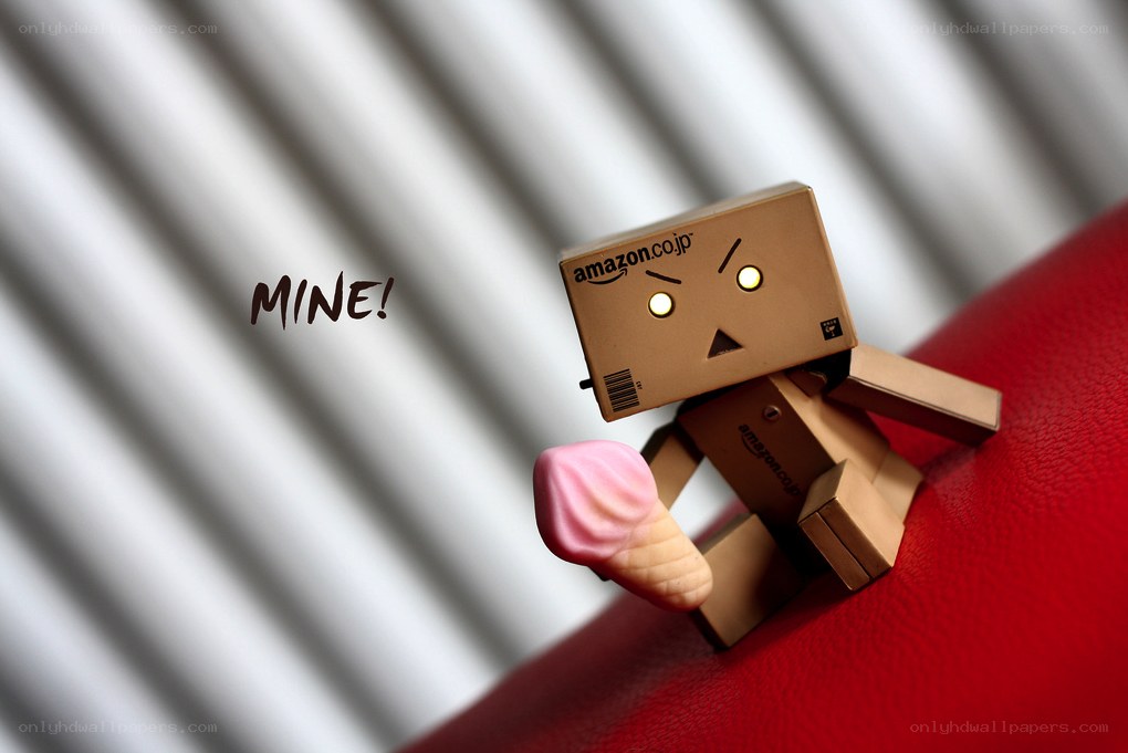 Danbo with ice cream