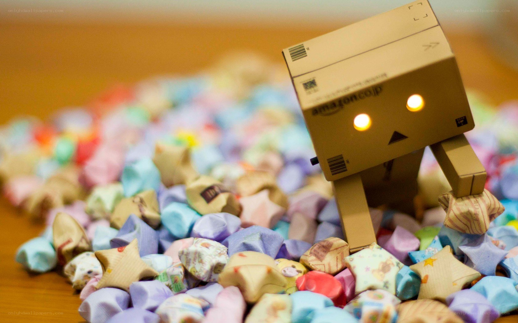 Danbo with origami stars