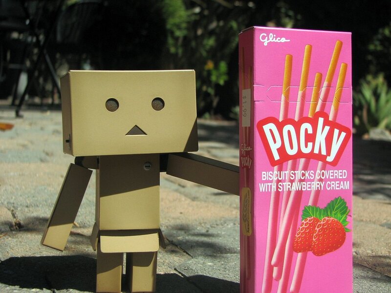 Danbo with Pocky box