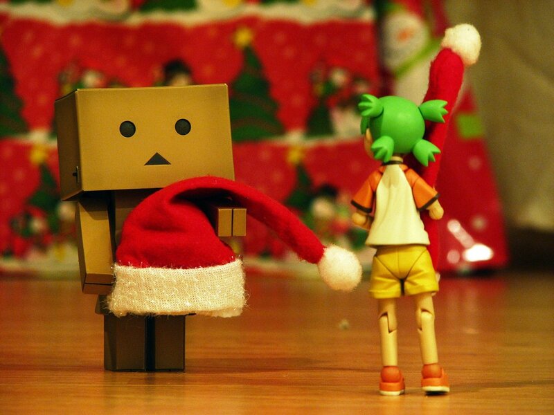 Danbo with Santa hat