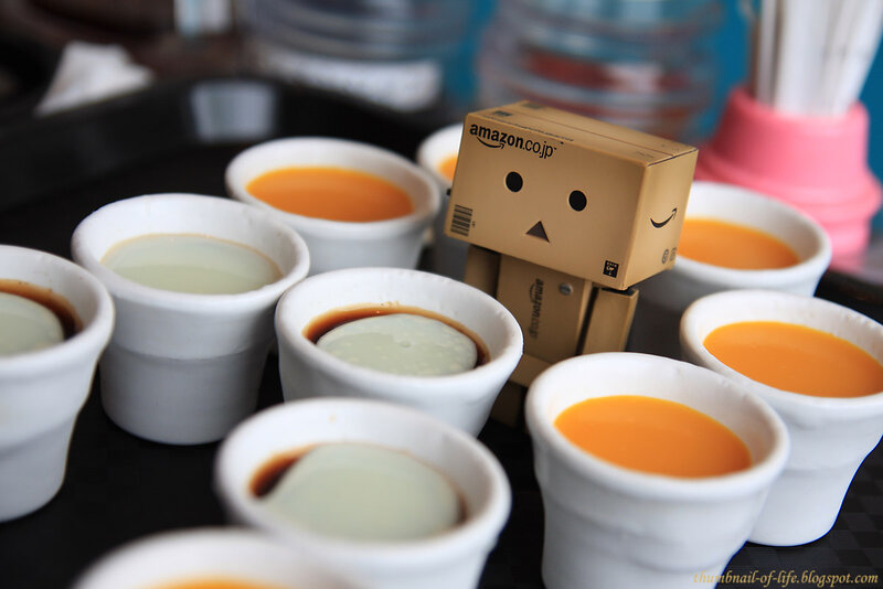 Danbo with small cups