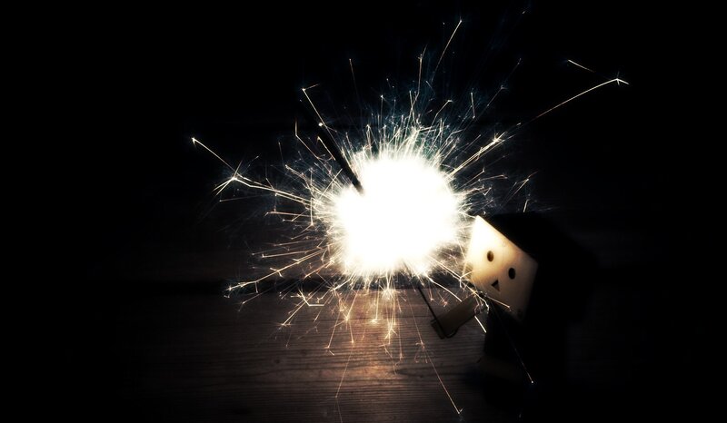 Danbo with Sparkler — Black