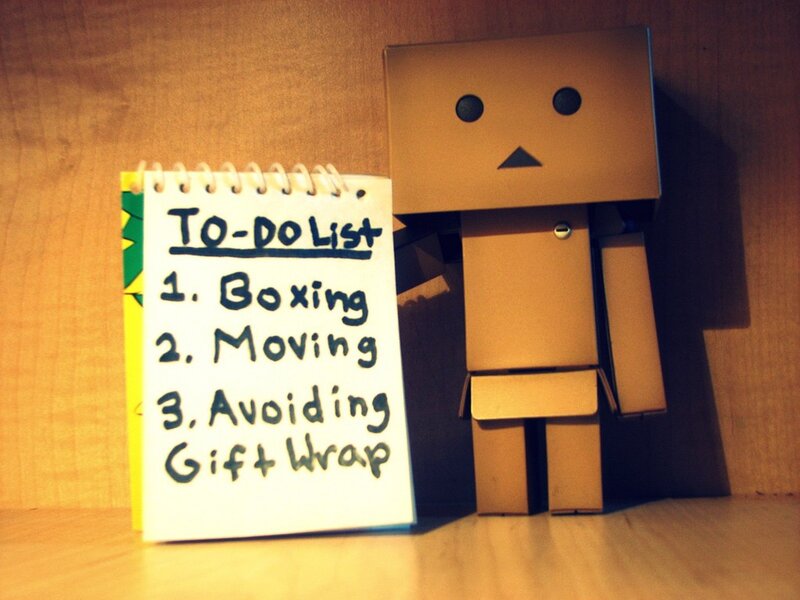 Danbo with to-do list