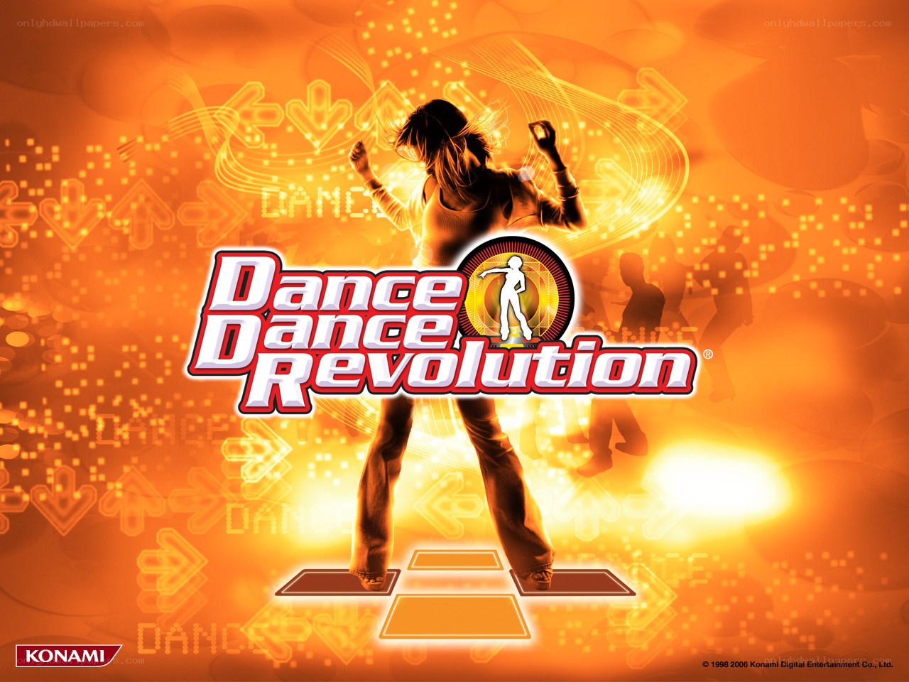 Dance Dance Revolution game art