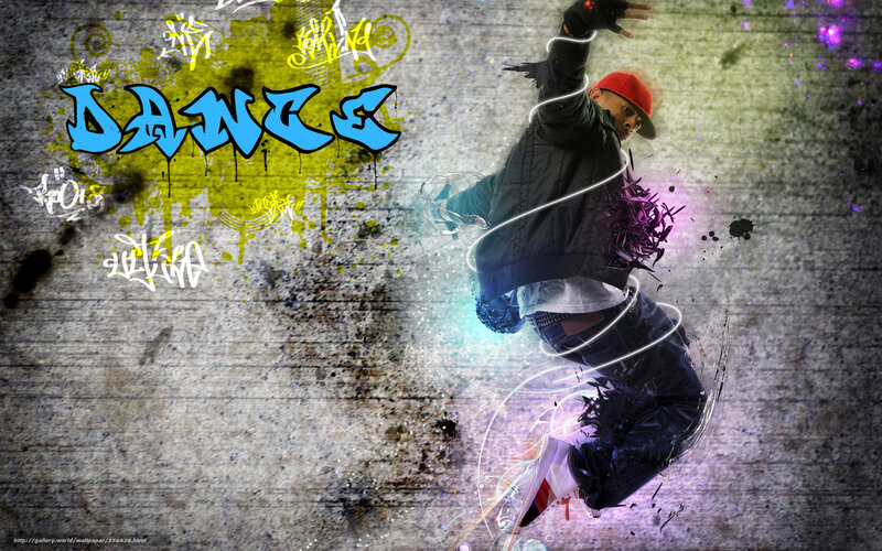 Dance with graffiti style