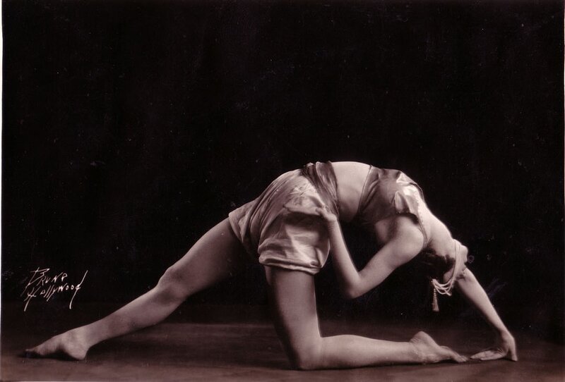 Dancer in a dramatic pose