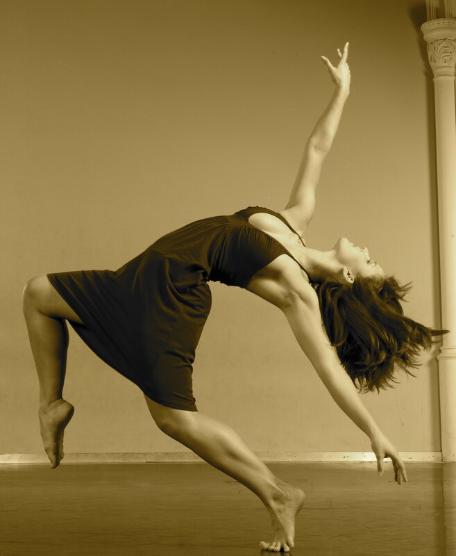 Dancer in a dynamic pose