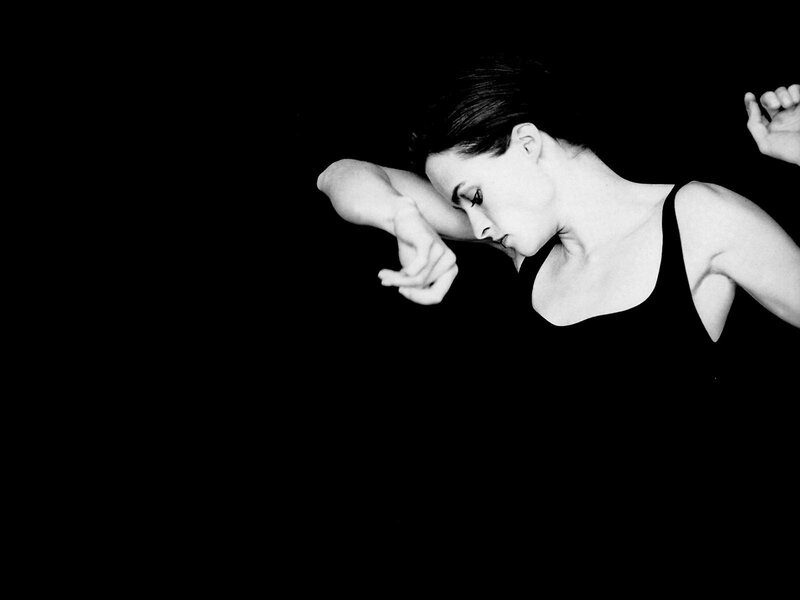 dancer in black and white