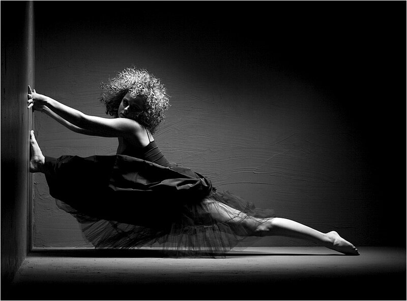 Dancer in Black Dress — Dramatic