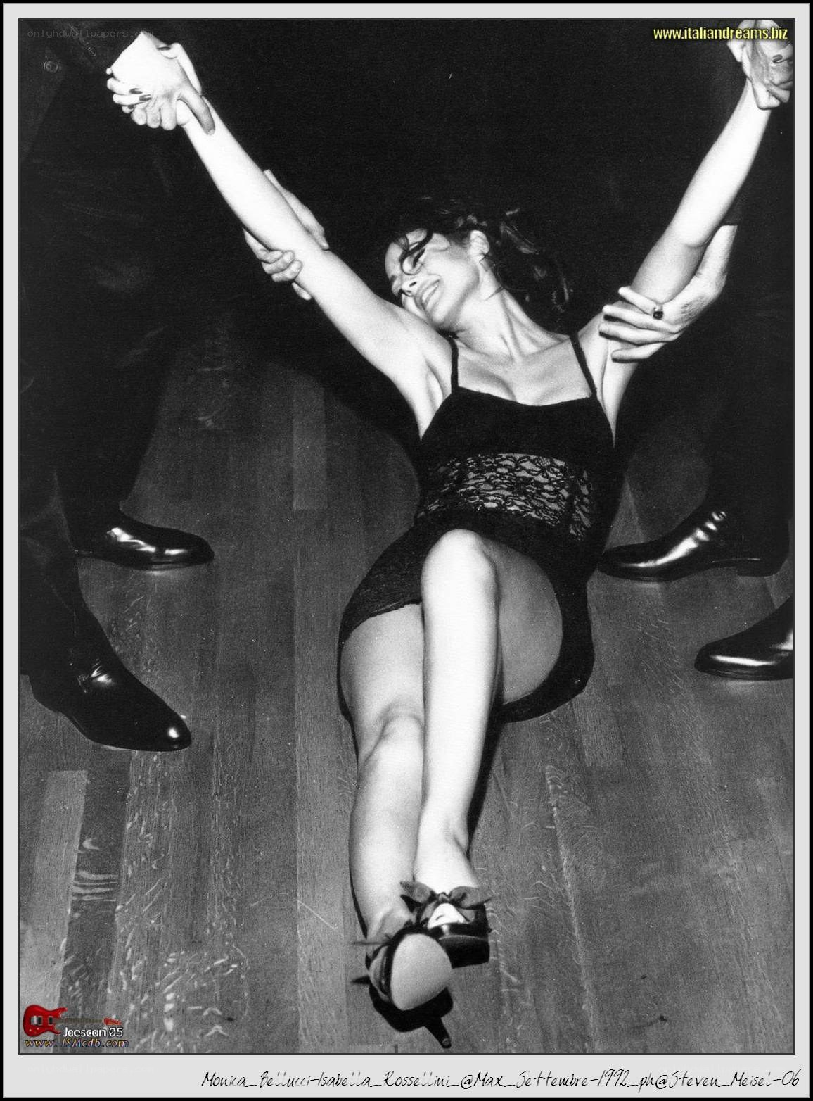 Dancer in black dress