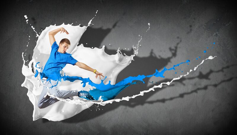 Dancer in Blue Shirt
