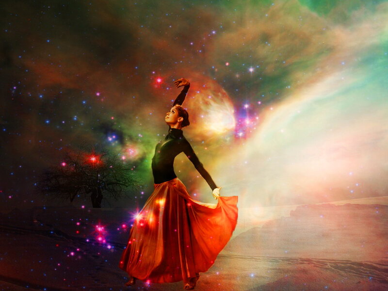 Dancer in Cosmic Landscape