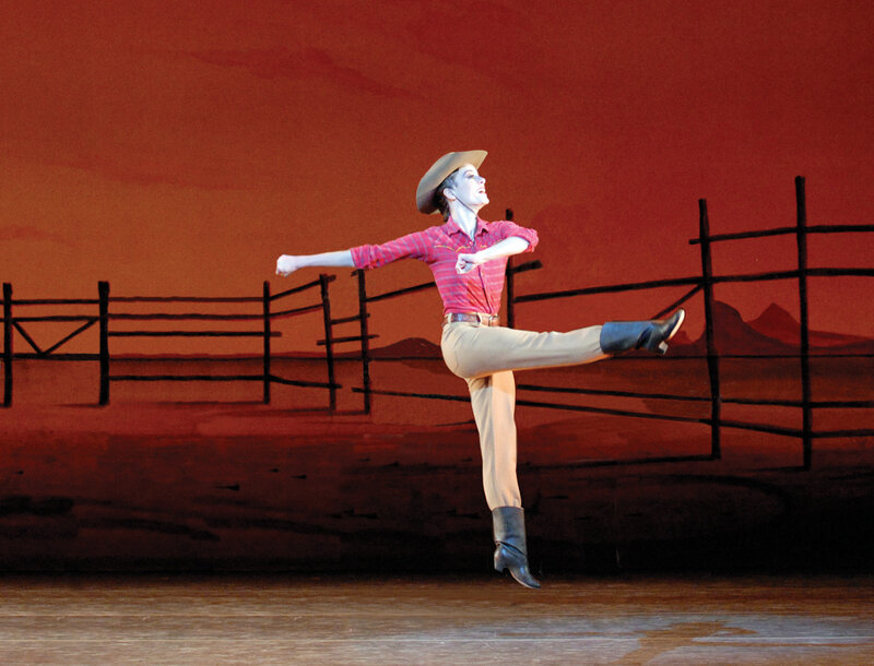 Dancer in Cowboy Outfit