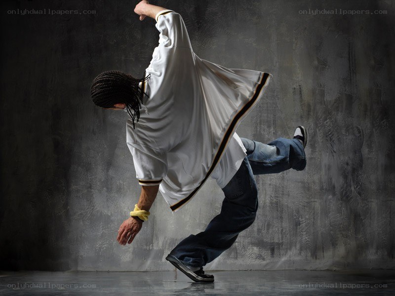 dancer in dynamic pose
