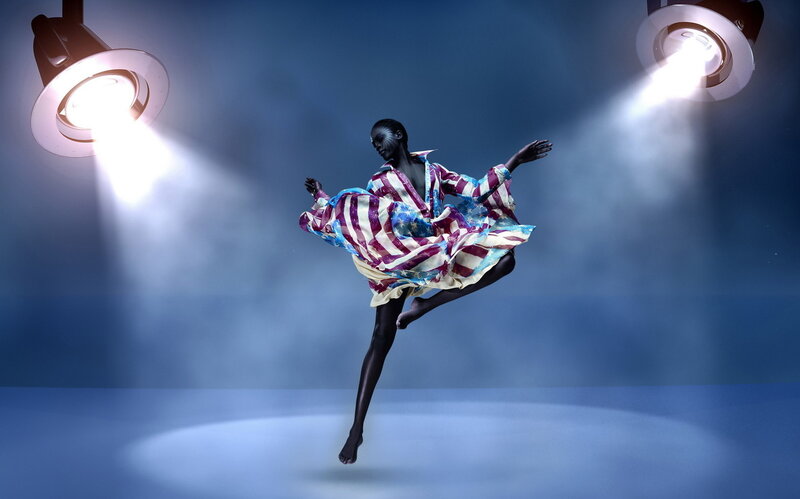 Dancer in Flag Dress