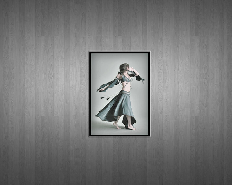 dancer in flowing costume