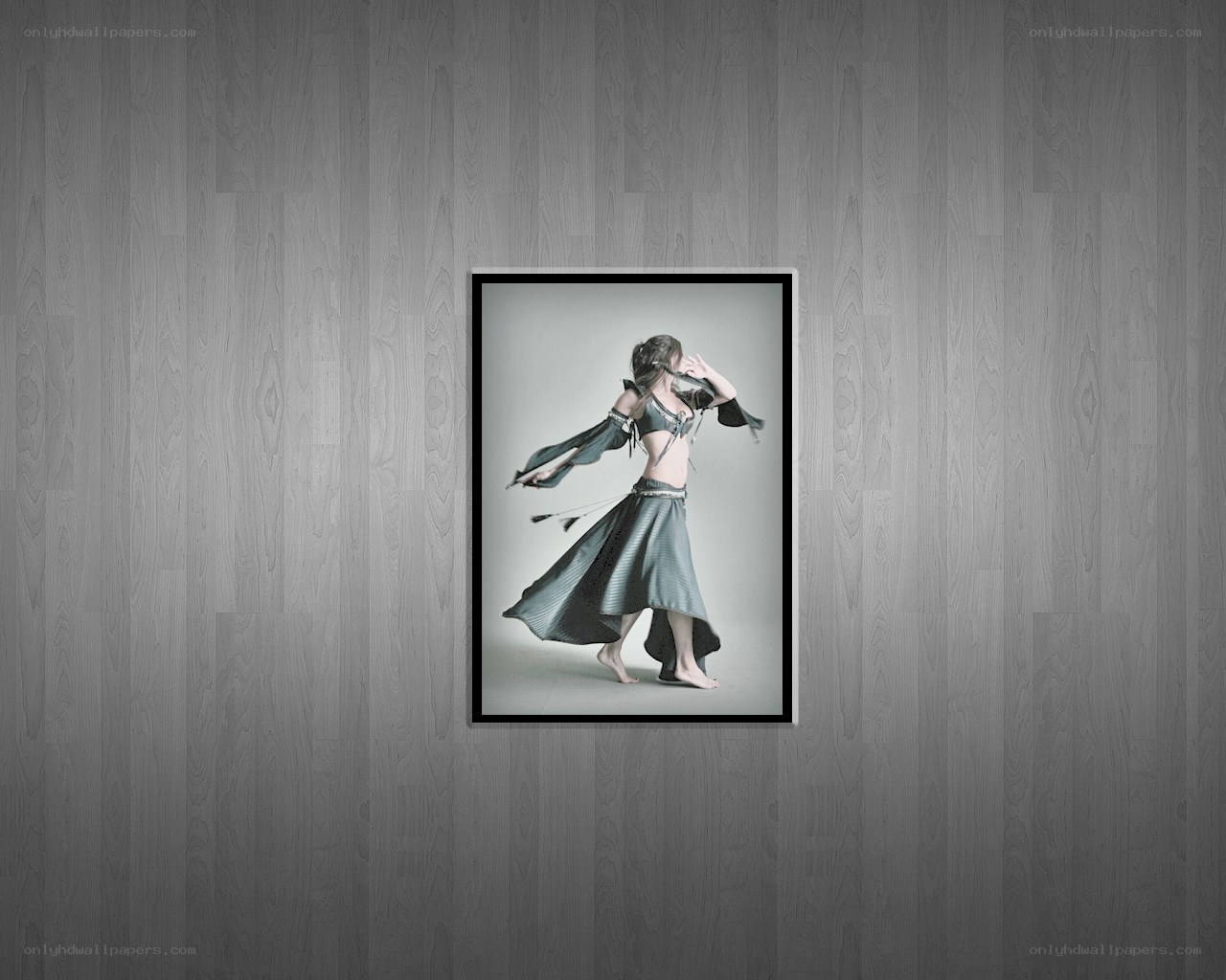 dancer in flowing costume