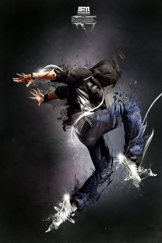Dancer in Mid-air — Black