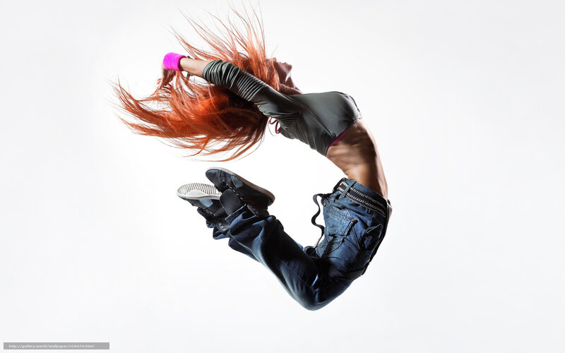dancer in mid-air jump