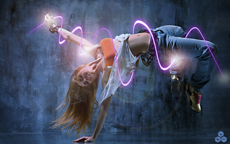 Dancer in Mid-motion