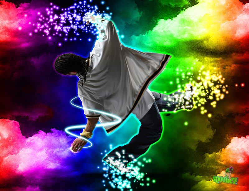 Dancer in Motion — Green