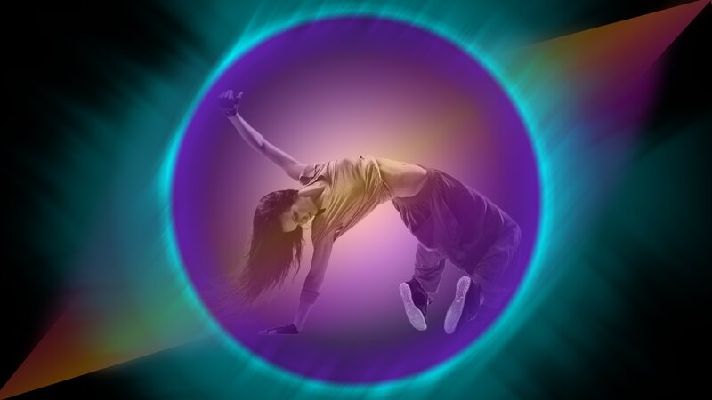 Dancer in Motion — Purple