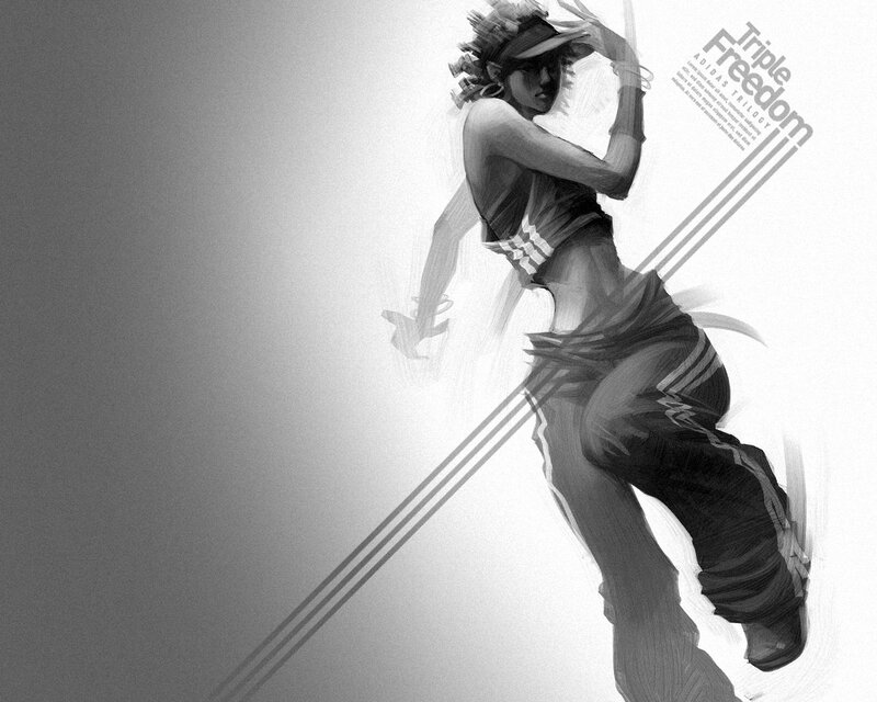 dancer in motion sketch