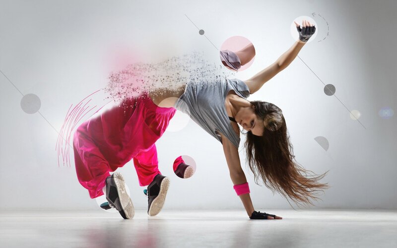 Dancer in Motion — White