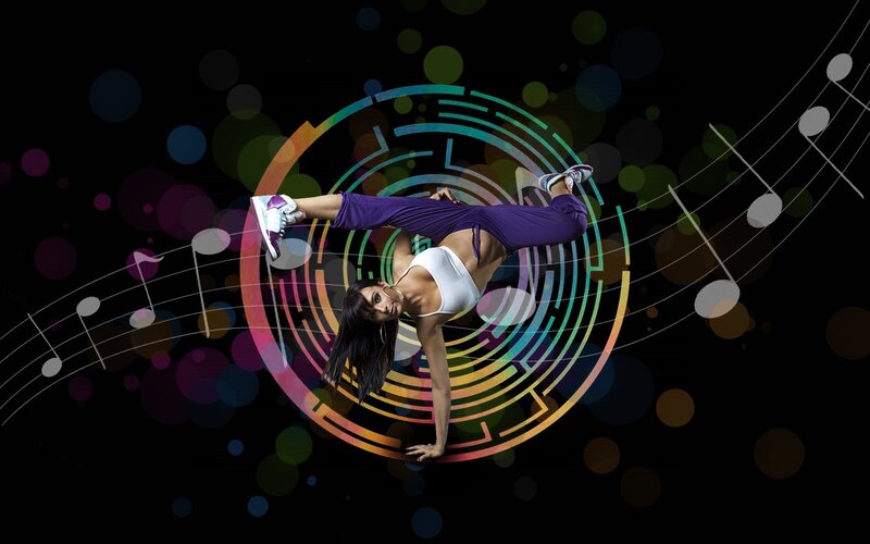 dancer in musical motion