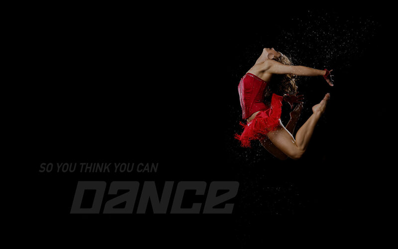 dancer in red leotard