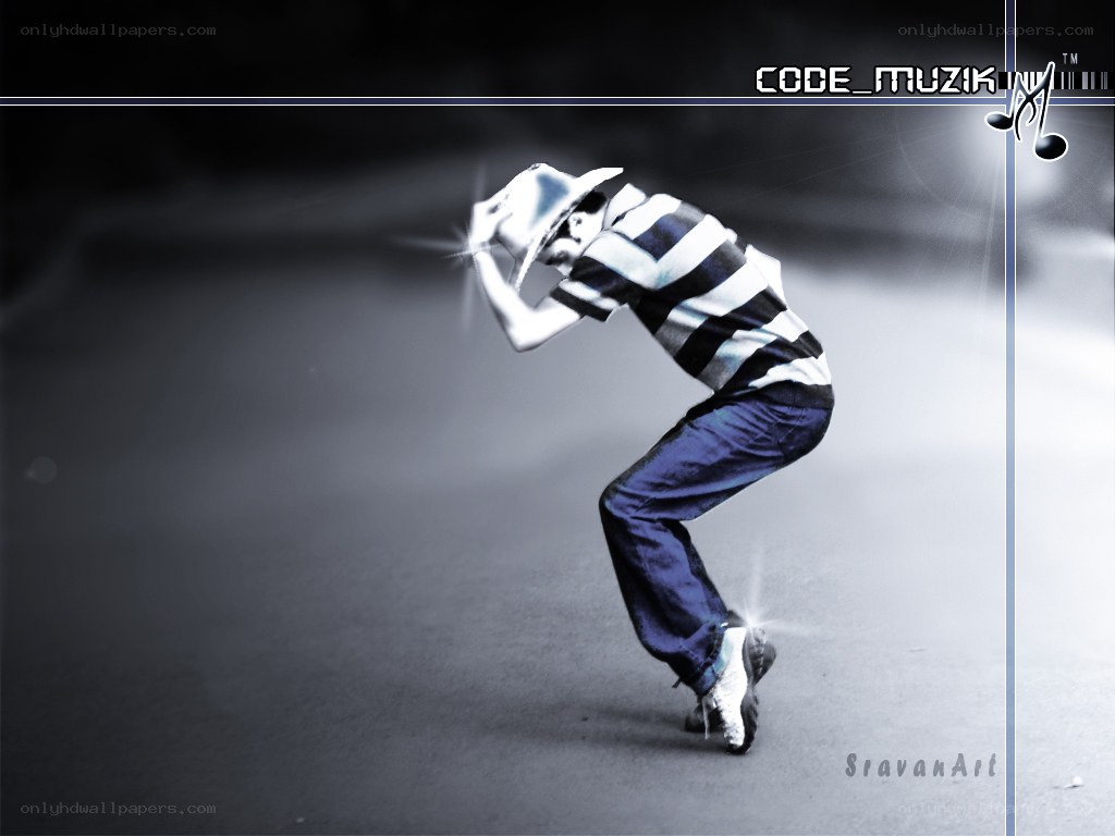 dancer in striped shirt