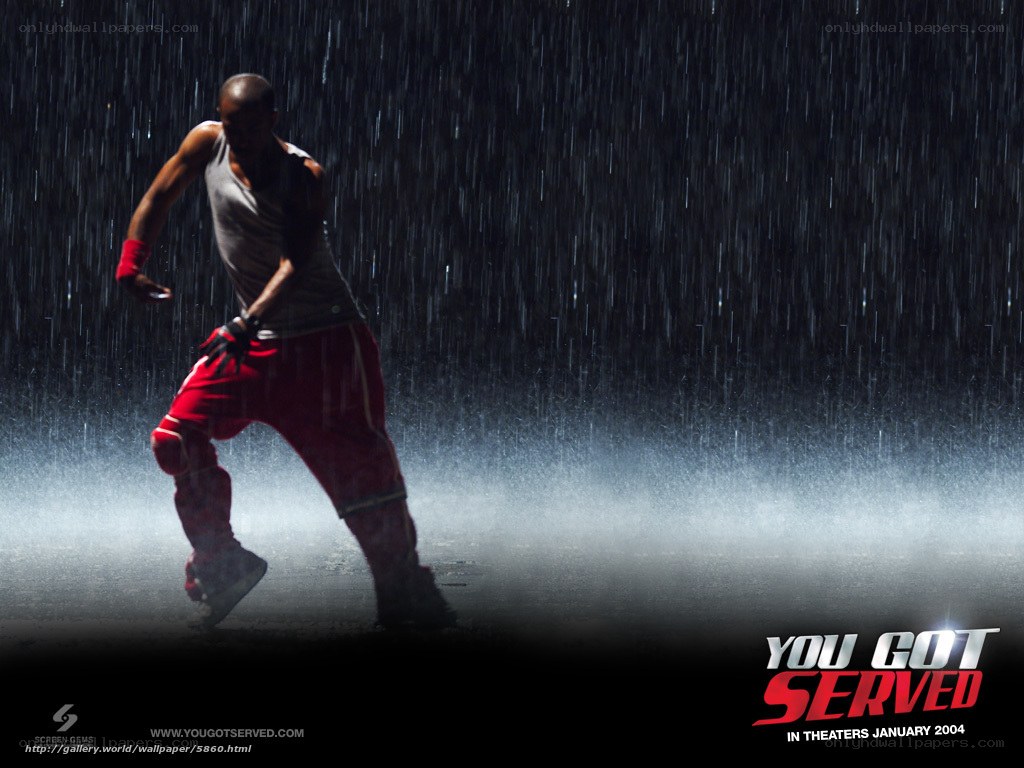 dancer in the rain