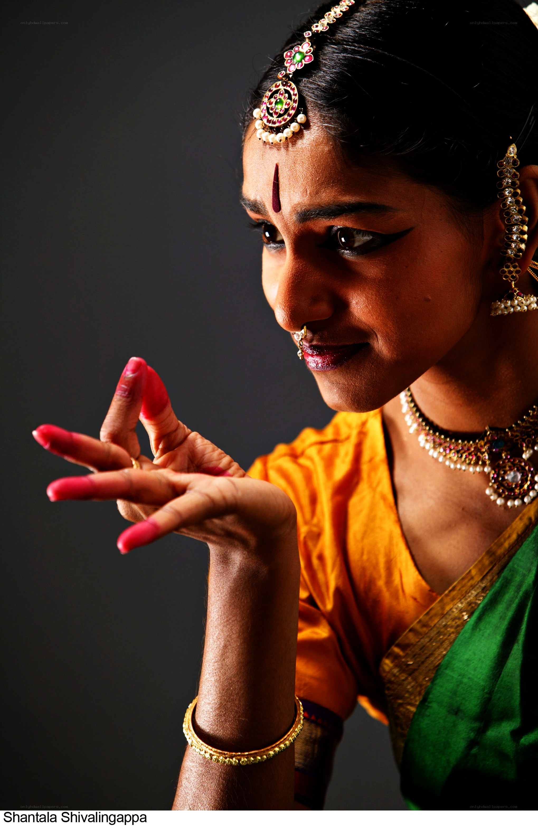 Dancer in traditional attire