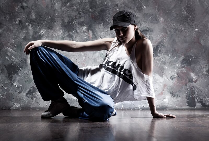 dancer in urban pose