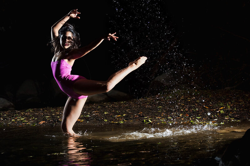 Dancer in Water — Purple