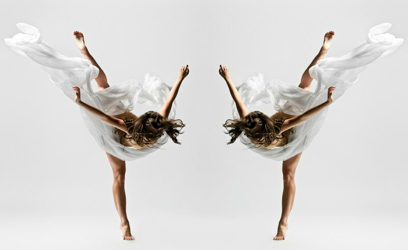 Dancer in White Dress — Dynamic