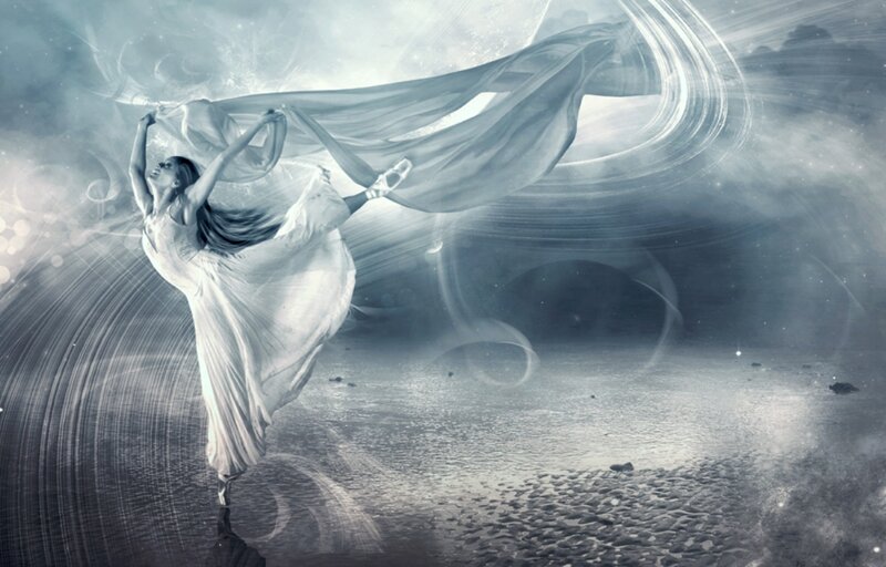 Dancer in White Dress — Ethereal