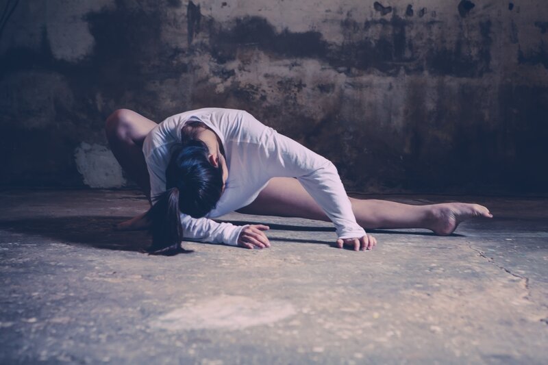 Dancer in White Shirt — Dramatic