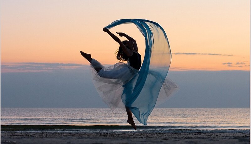Dancer on Beach