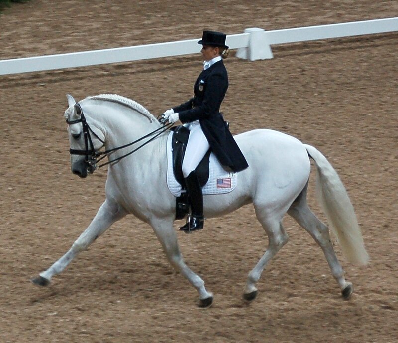 Dancer on White Horse