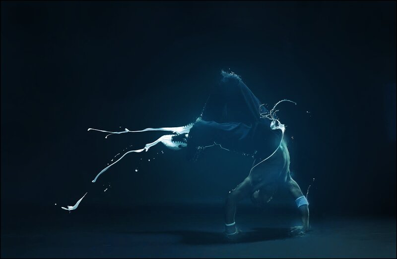Dancer Performing Move