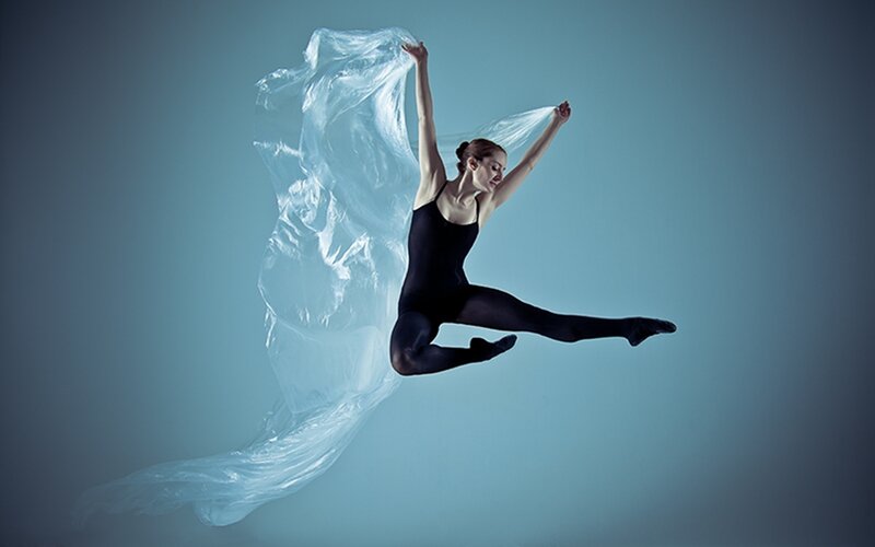 Dancer with Fabric