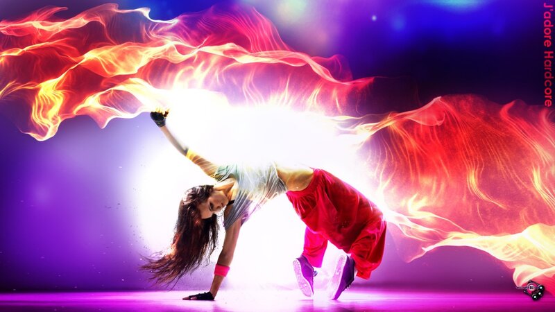 Dancer with Fire Effects — Purple