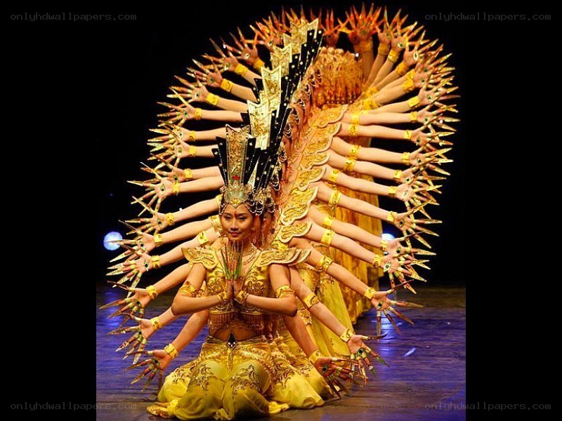 Dancer with multiple arms